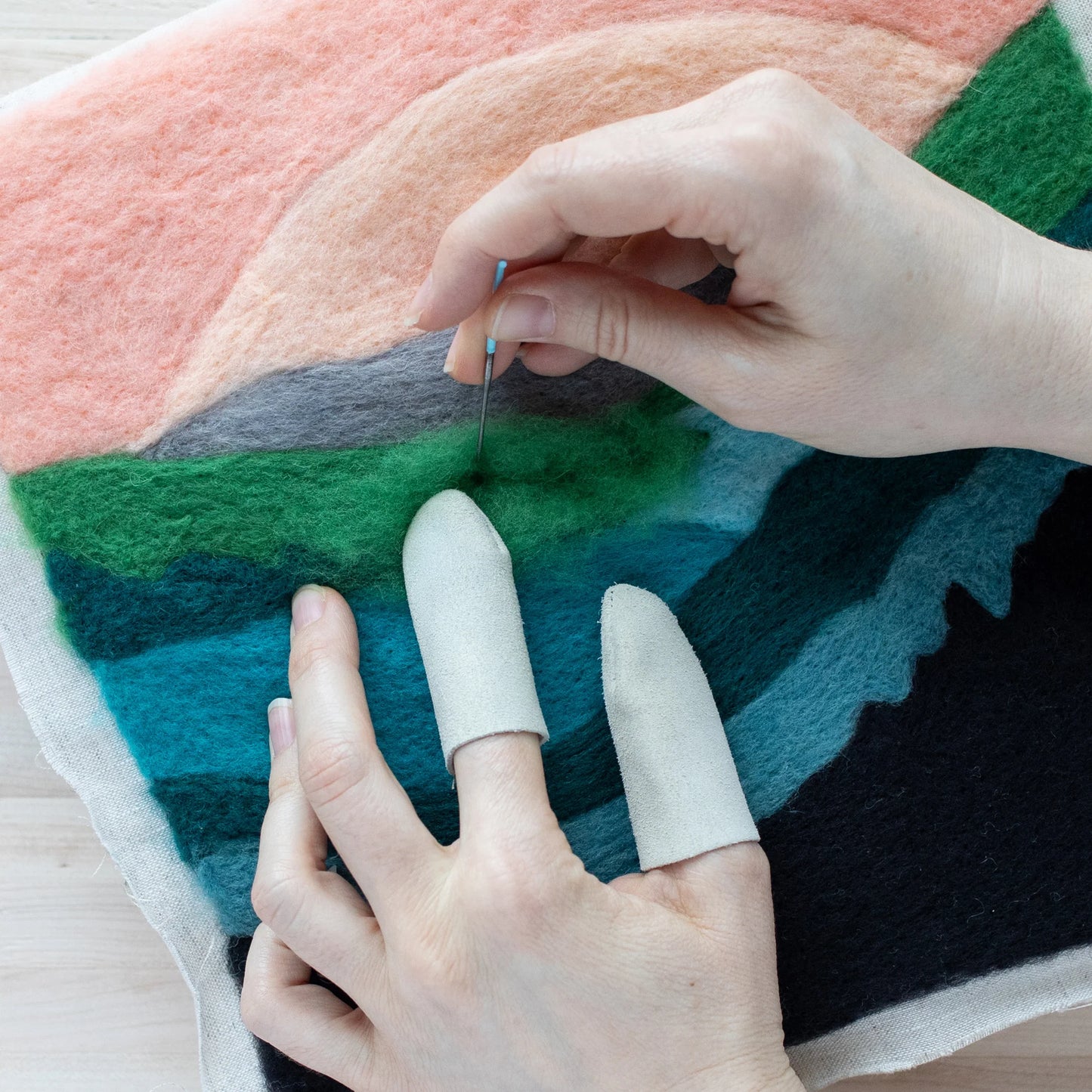 Needle Felters Finger Guards | Felted Sky