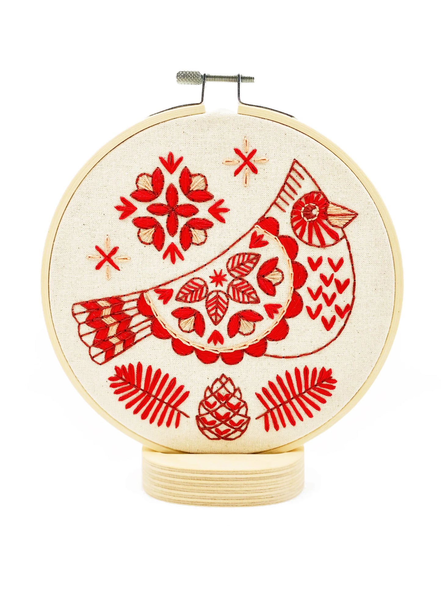 Cardinal Embroidery Kit | Hook, Line & Tinker