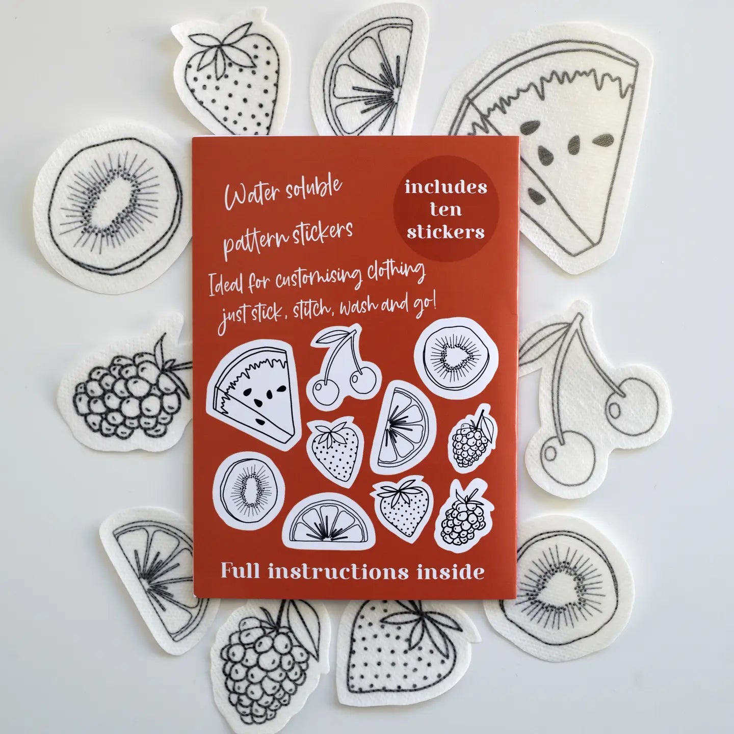 Fruit Salad Stick & Stitch | Blackbird & Bloom