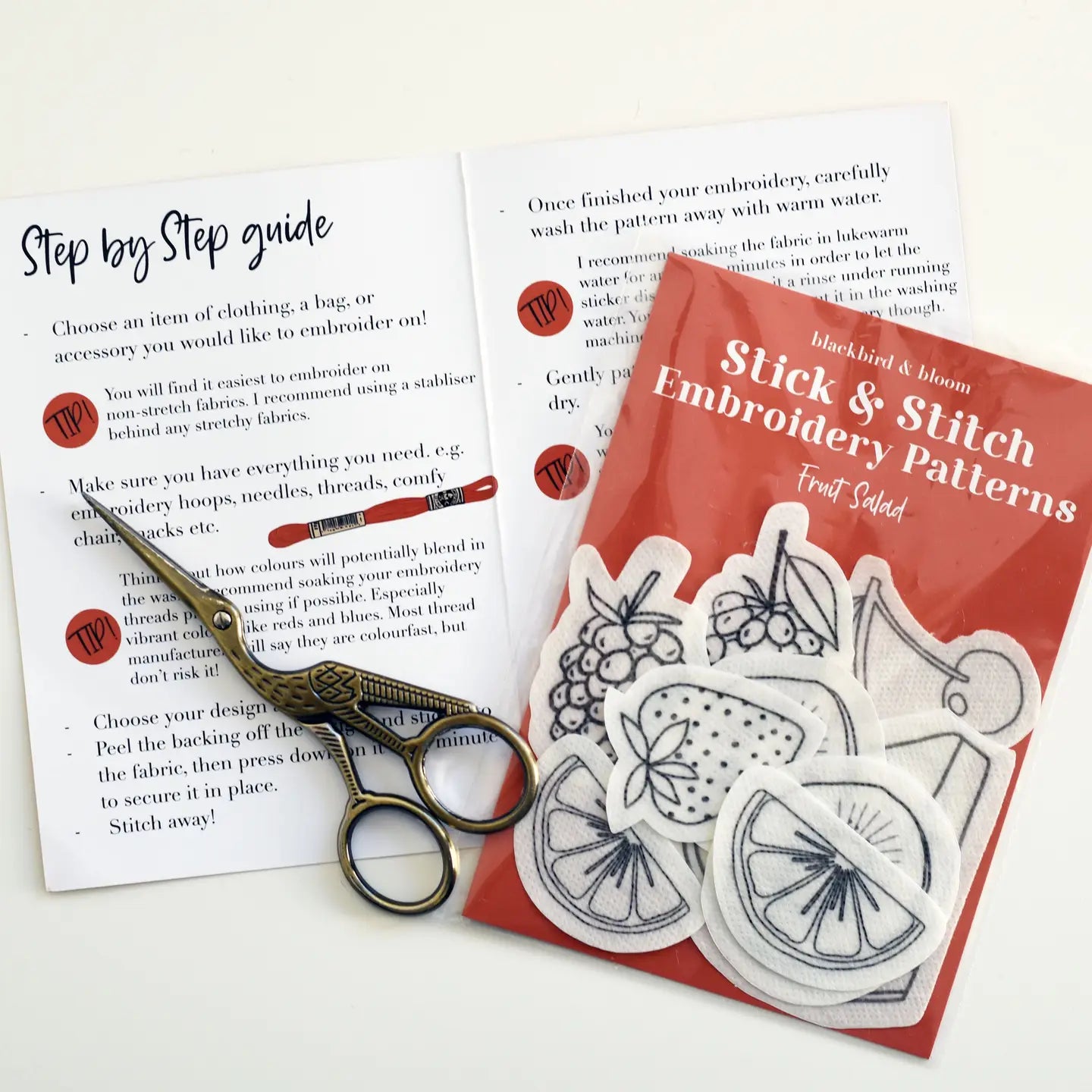 Fruit Salad Stick & Stitch | Blackbird & Bloom