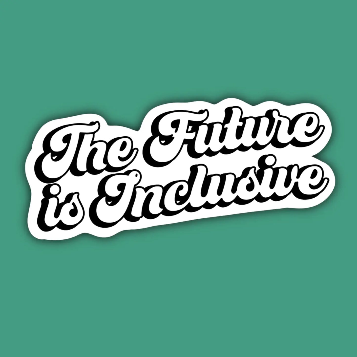 The Future Is Inclusive Sticker | Indigo Maiden