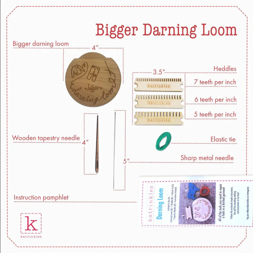 Wooden Darning Looms