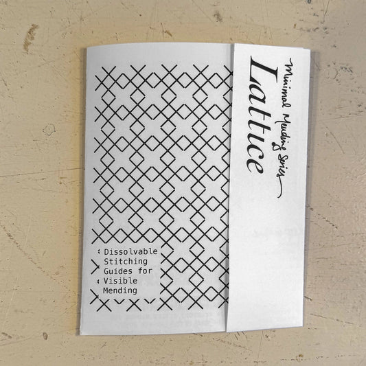 Lattice Mending + Embellishment Stick & Stitch | Approved Textiles