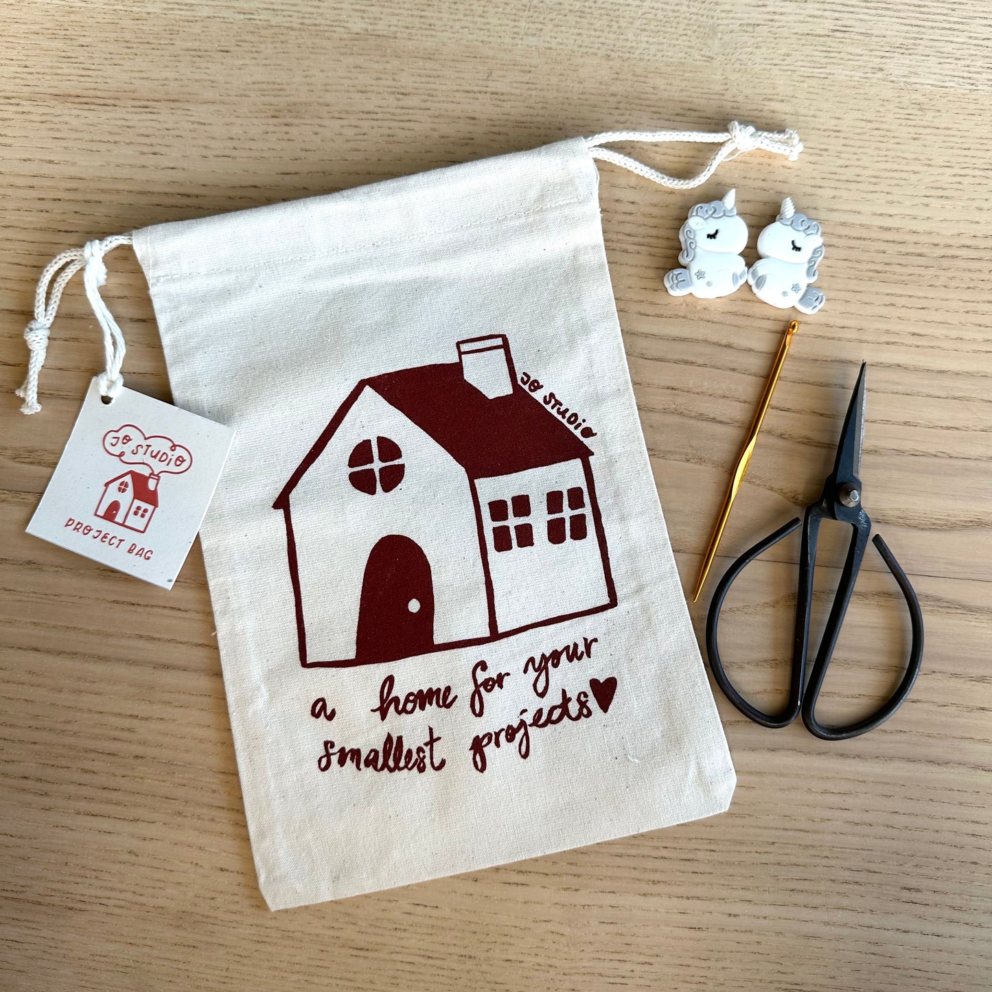 Mini Drawstring Project Bags | Jo Studio