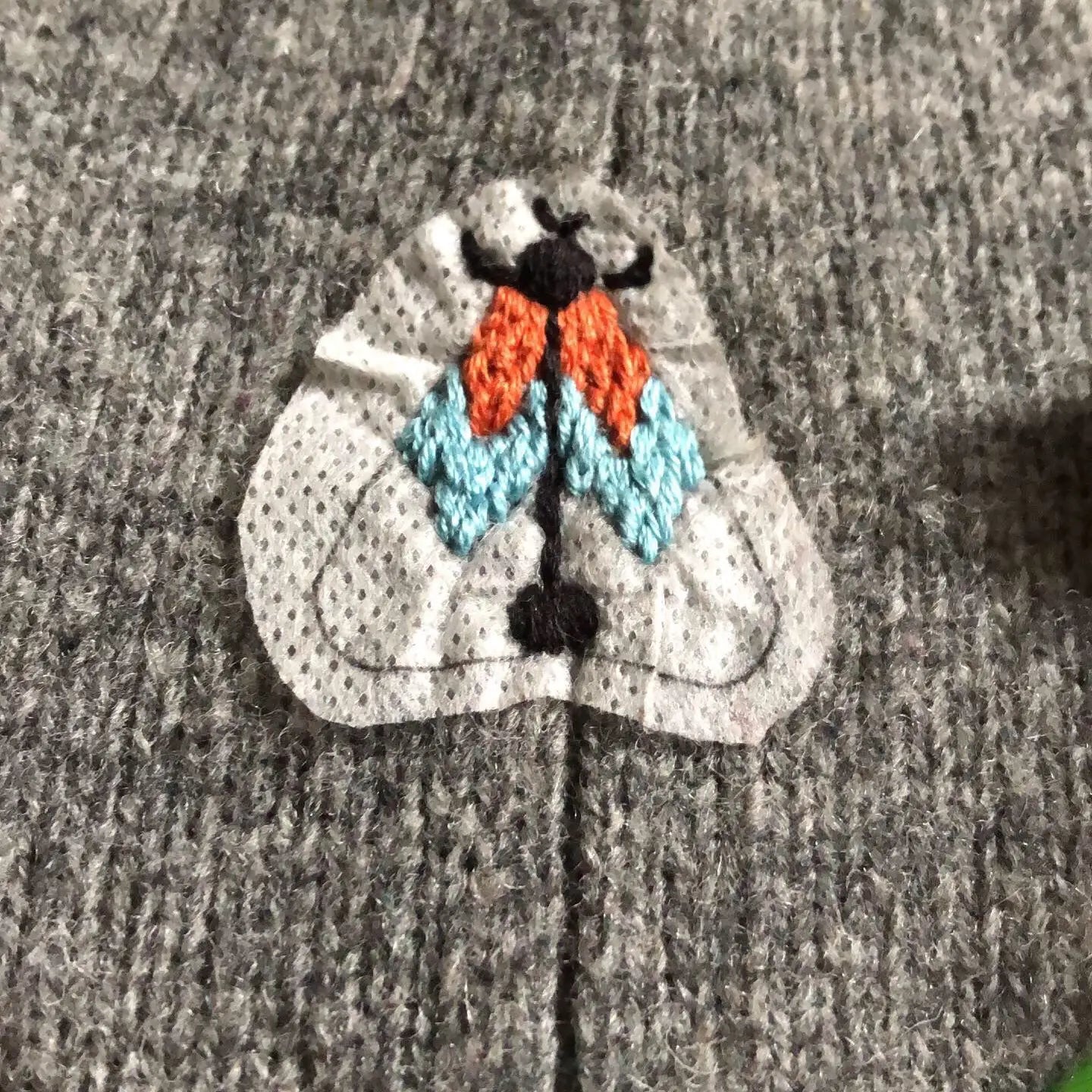 Moth Mending Pattern Transfers | Wrenbirdarts