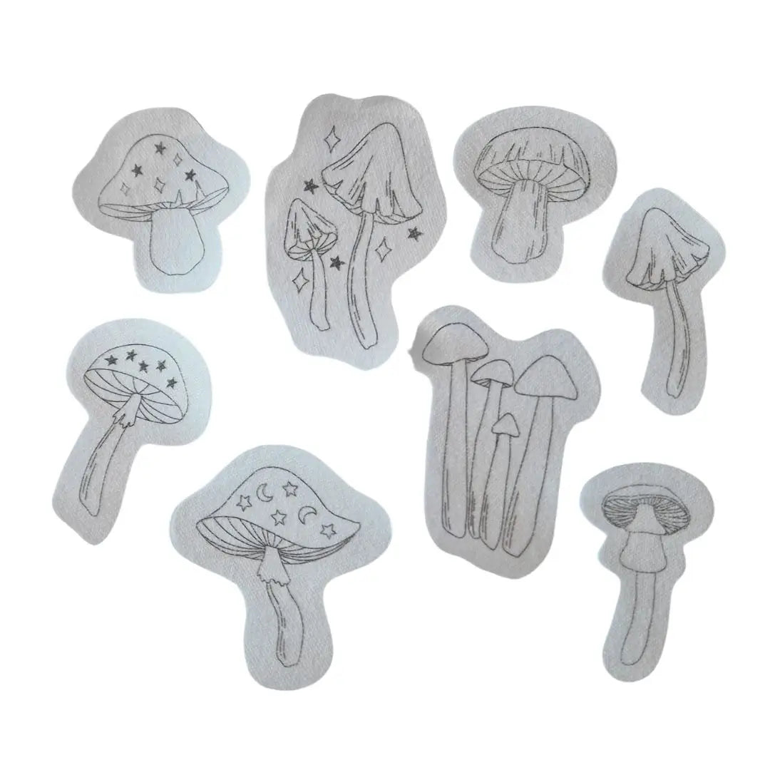 Mystical Mushrooms Stick & Stitch | Blackbird & Bloom