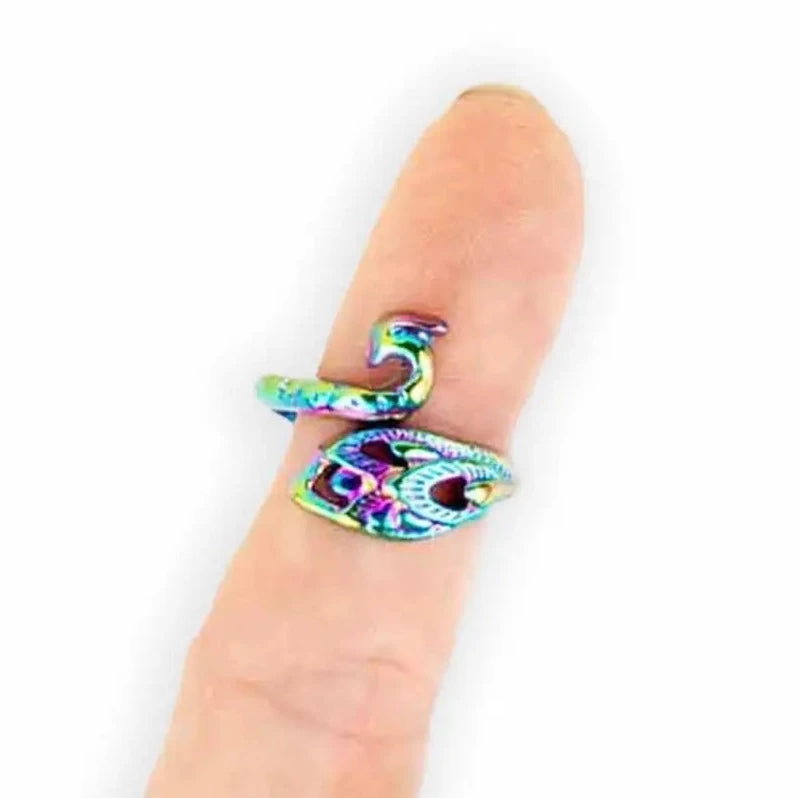Rainbow Peacock Tensioning Ring | Twice Sheared Sheep