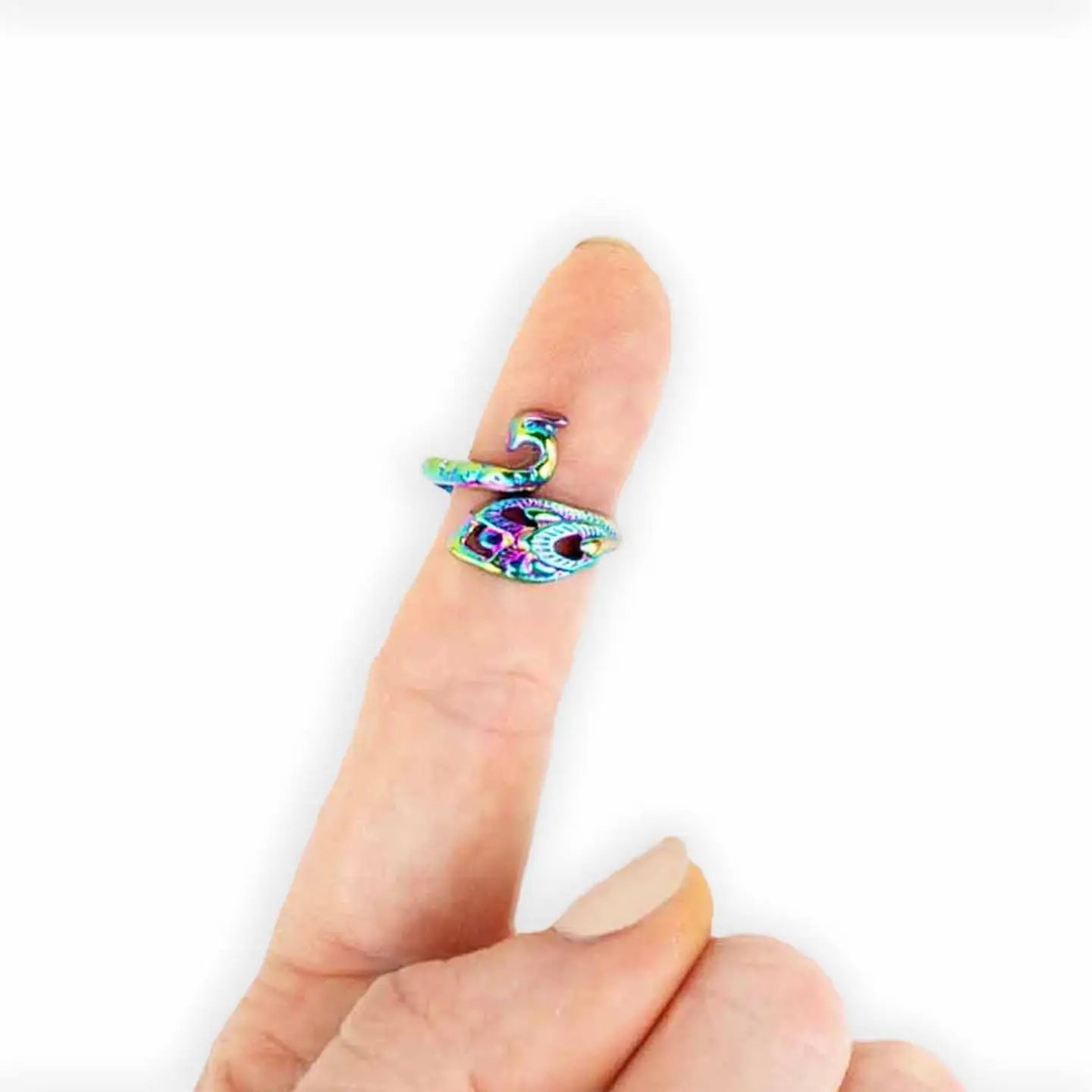 Rainbow Peacock Tensioning Ring | Twice Sheared Sheep