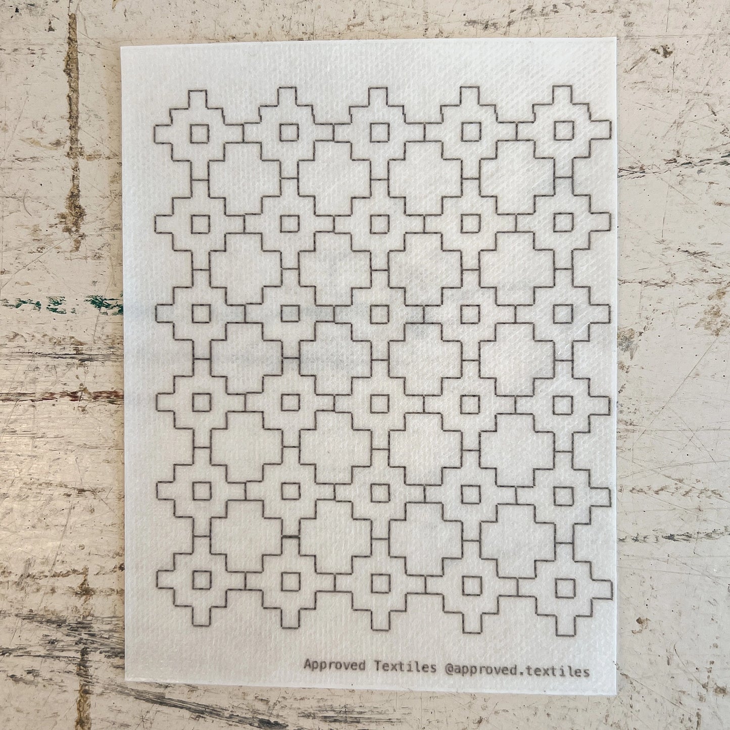 Persimmon Flowers Mending + Embellishment Stick & Stitch | Approved Textiles