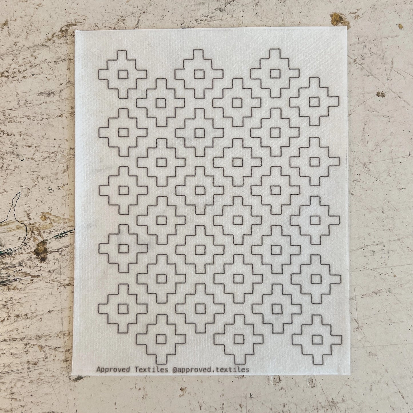 Persimmon Flowers Mending + Embellishment Stick & Stitch | Approved Textiles