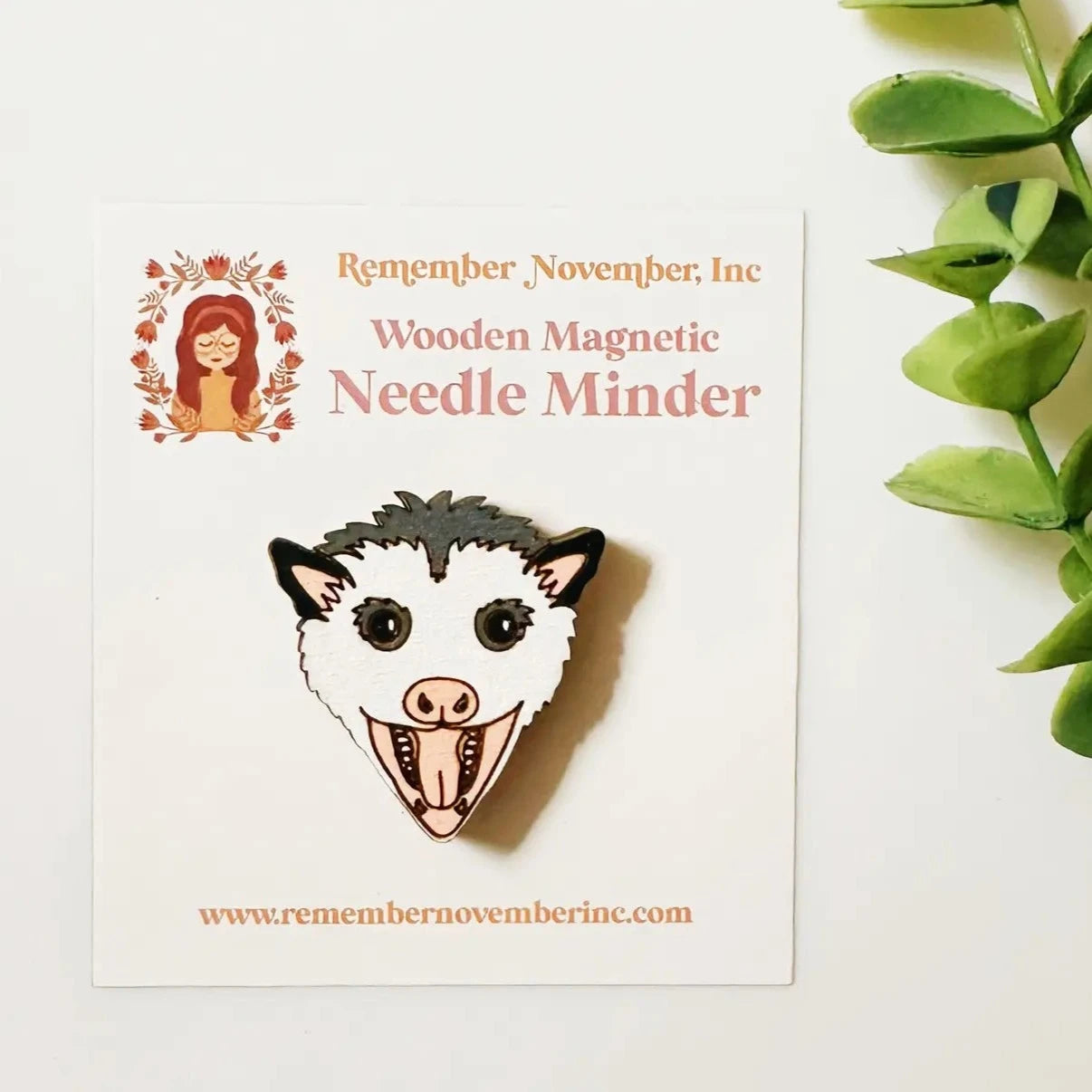 Opossum Needle Minder | Remember November