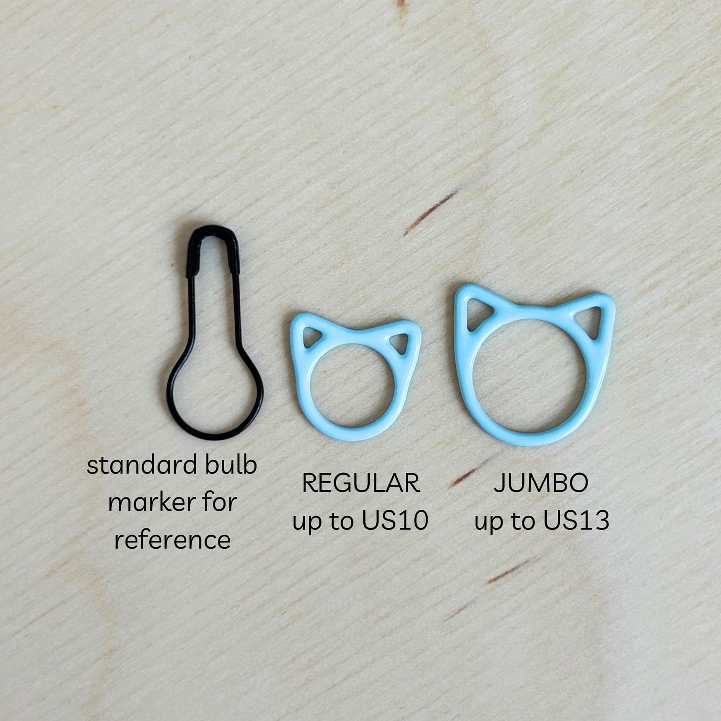 Cat Stitch Markers | Comma Craft Co.