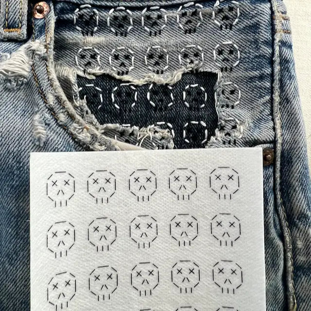 Halloween Mending Pattern Transfers | Wrenbirdarts
