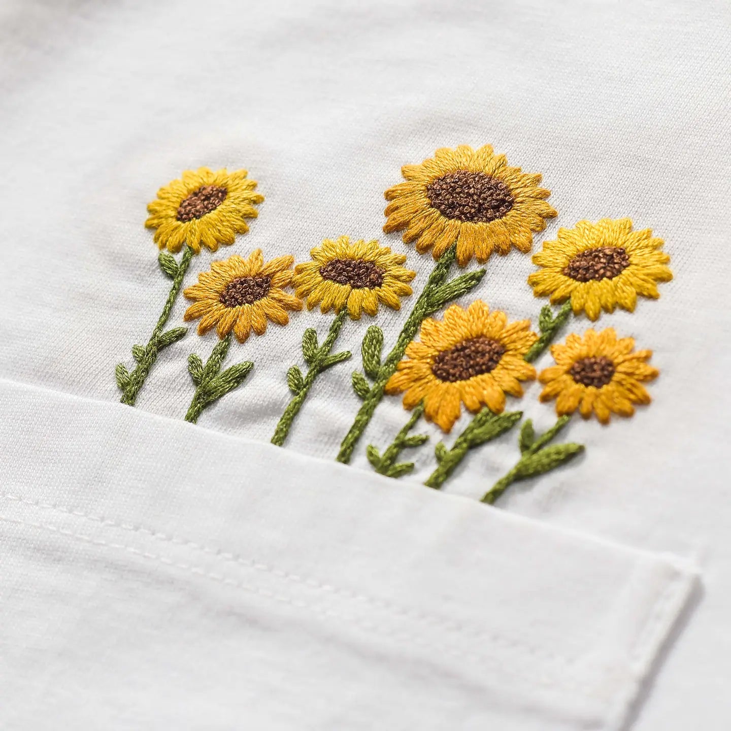 Happy Sunflowers Stick & Stitch | Blackbird & Bloom