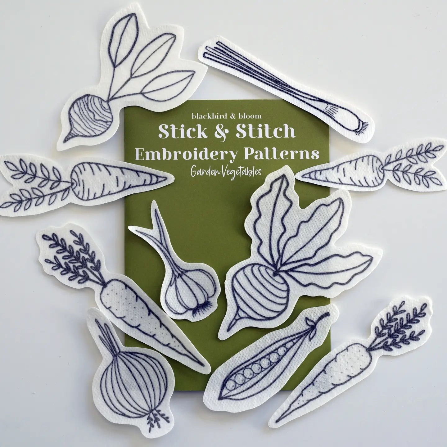 Garden Vegetables Stick & Stitch | Blackbird & Bloom