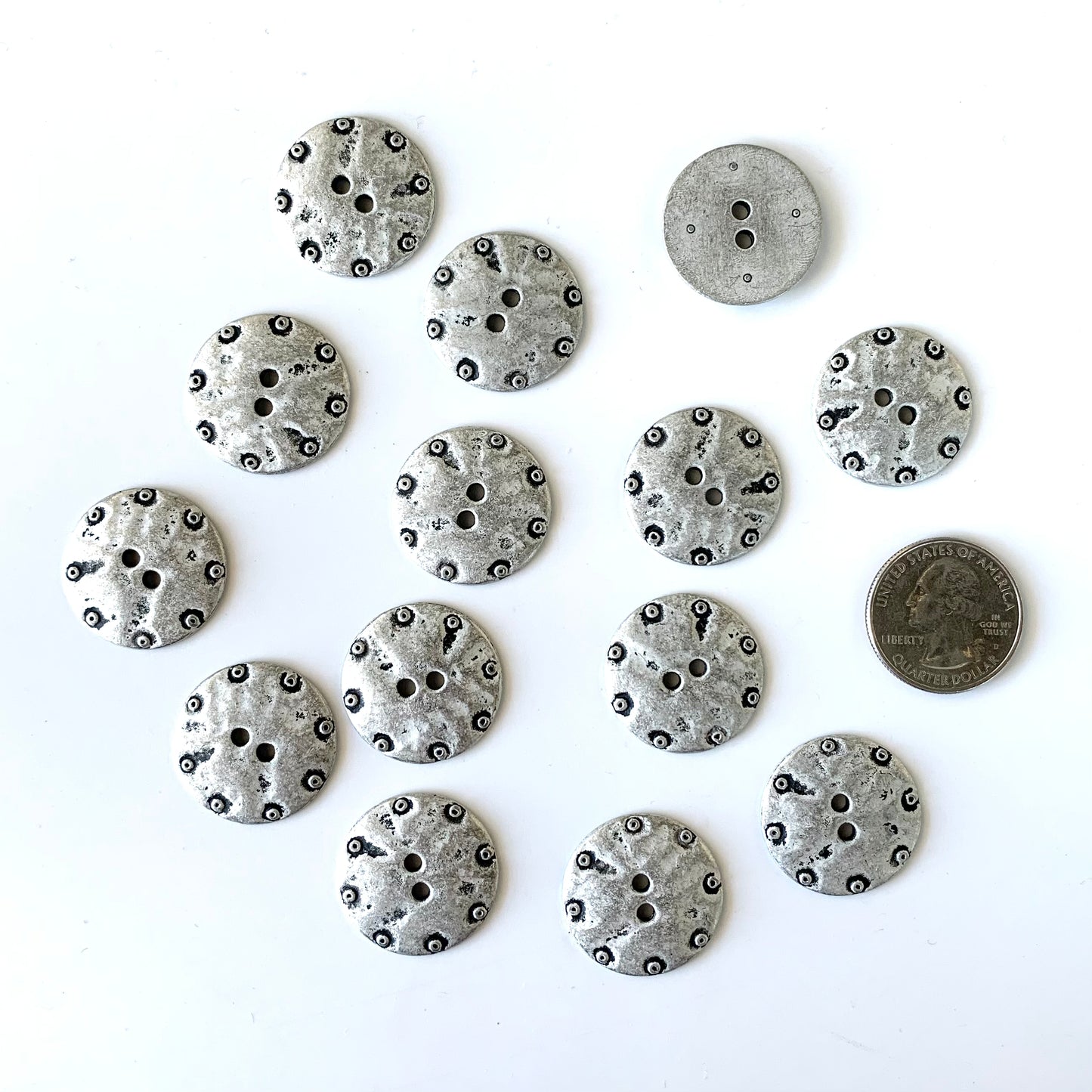 Metal Buttons over 7/8 inch