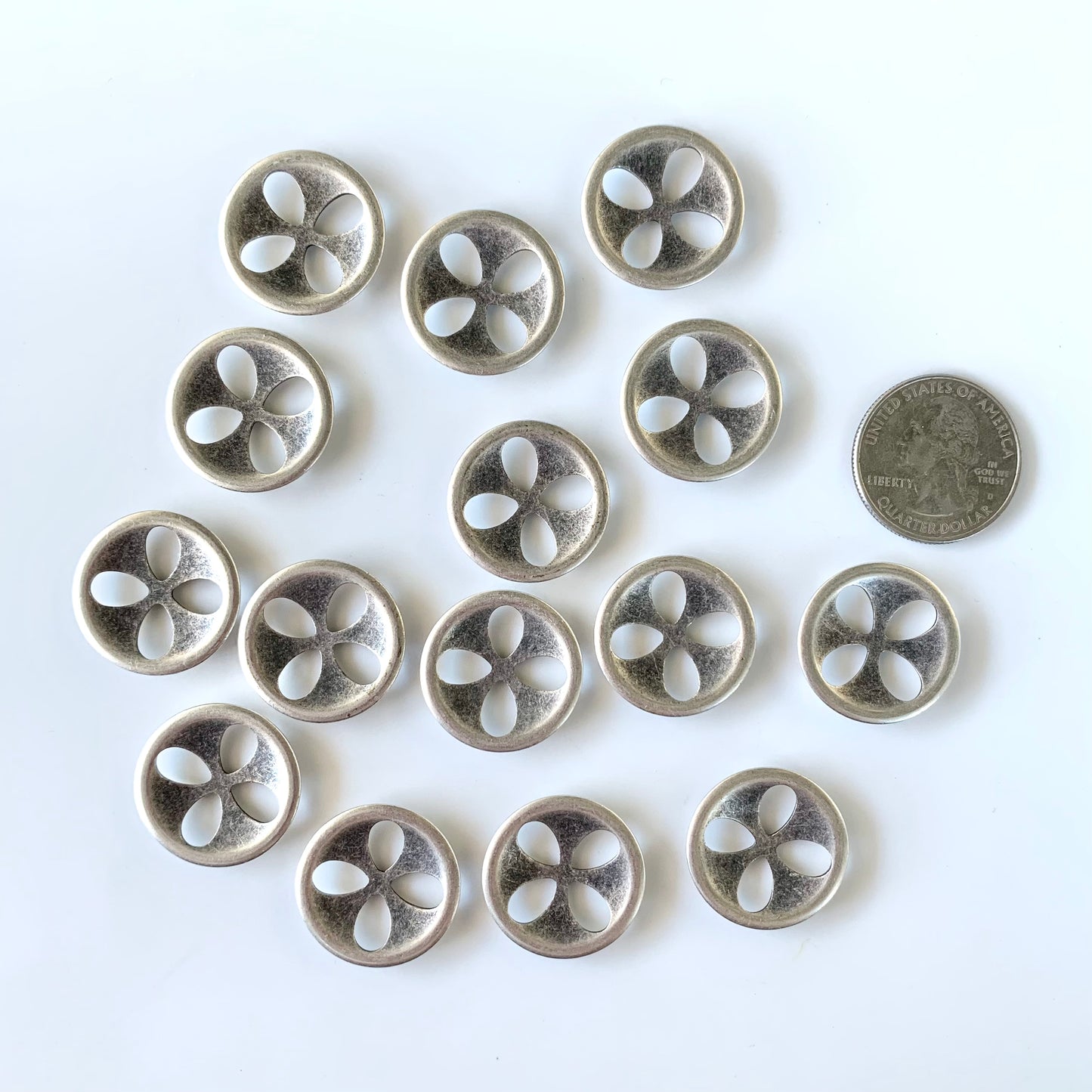 Metal Buttons over 7/8 inch