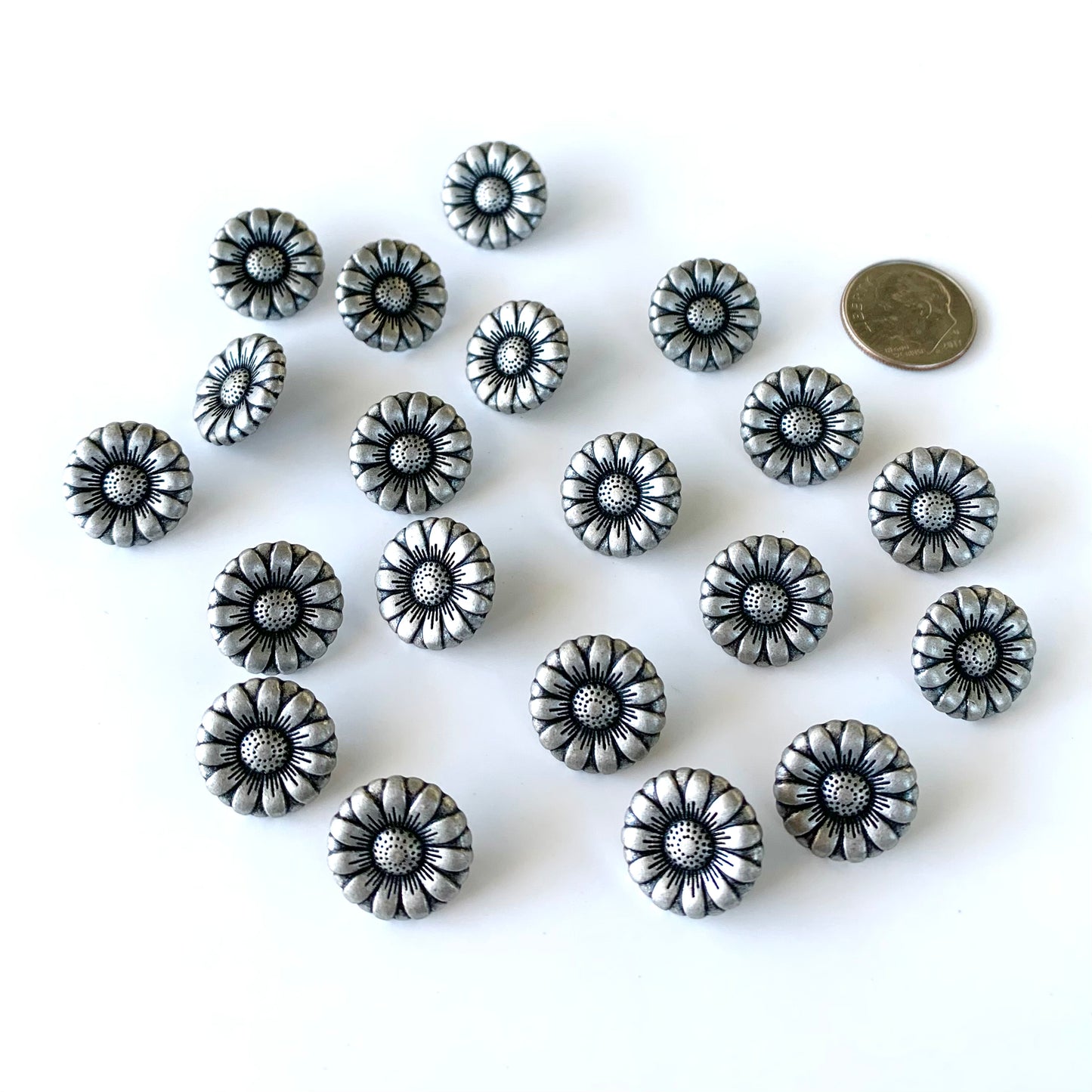 Metal Buttons 5/8 inch to 7/8 inch