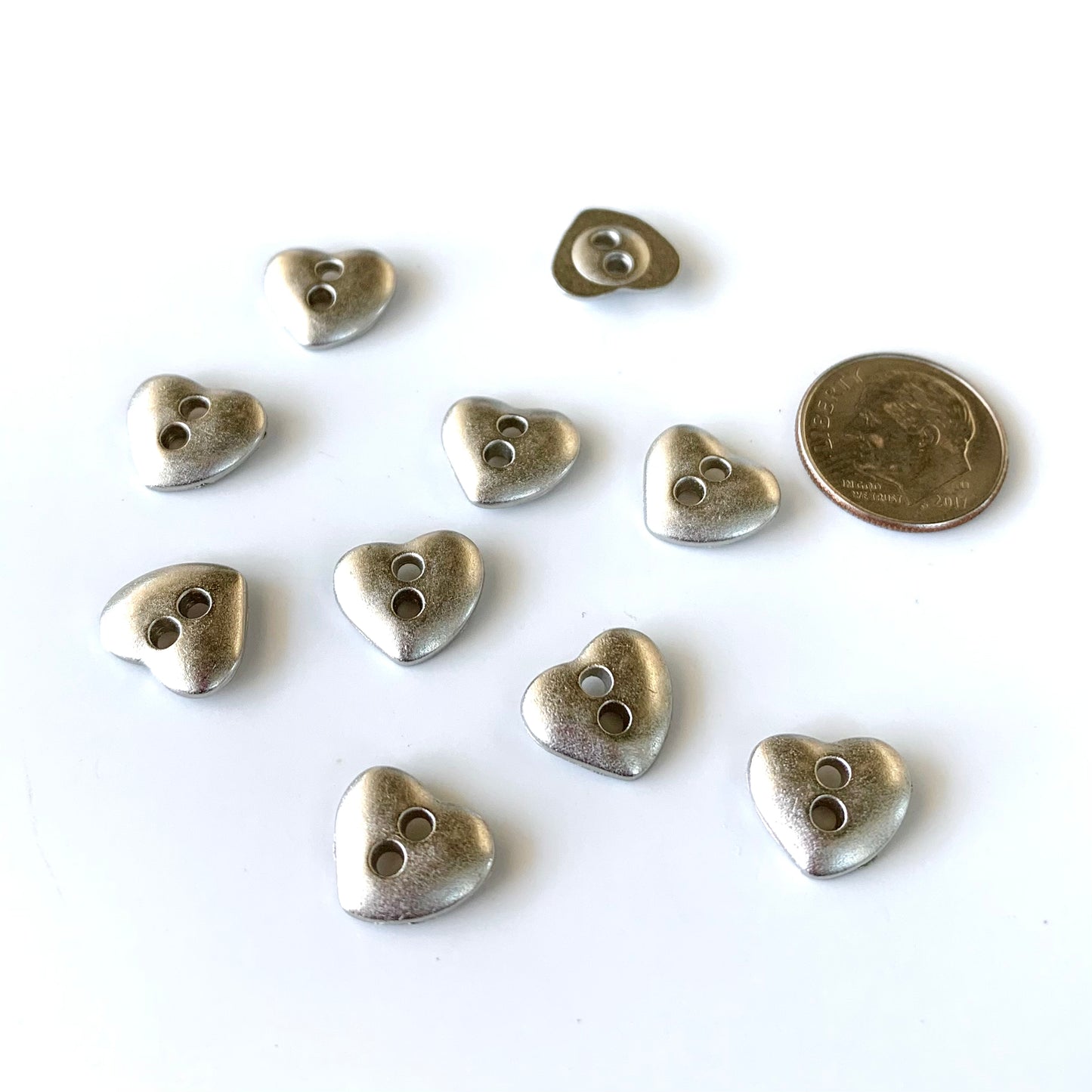 Metal Buttons under 5/8 inch