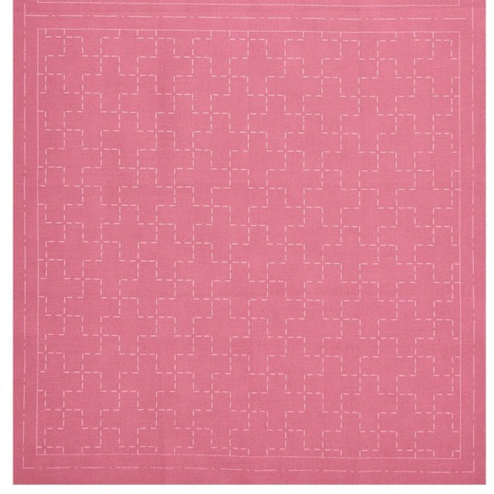 Preprinted Sashiko Cotton & Linen Fabric