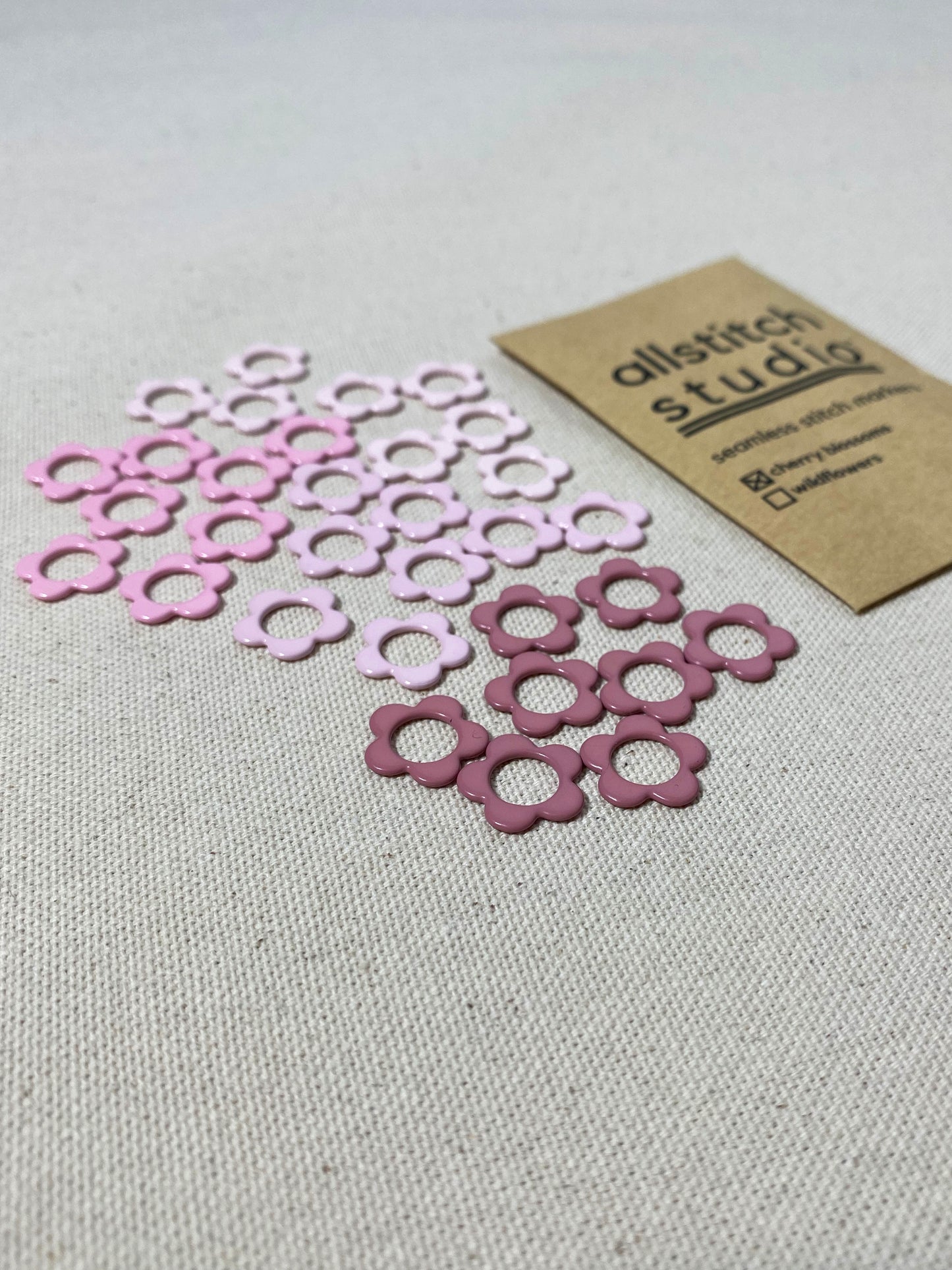 Flower Stitch Markers | Allstitch Studio