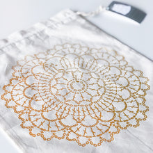 Load image into Gallery viewer, Doily Project Bag | Dawn Kathryn Studios
