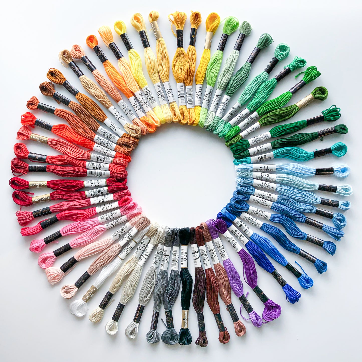 Embroidery Floss - Cosmo Solid Colors