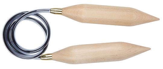 Jumbo Birch Circular Knitting Needles