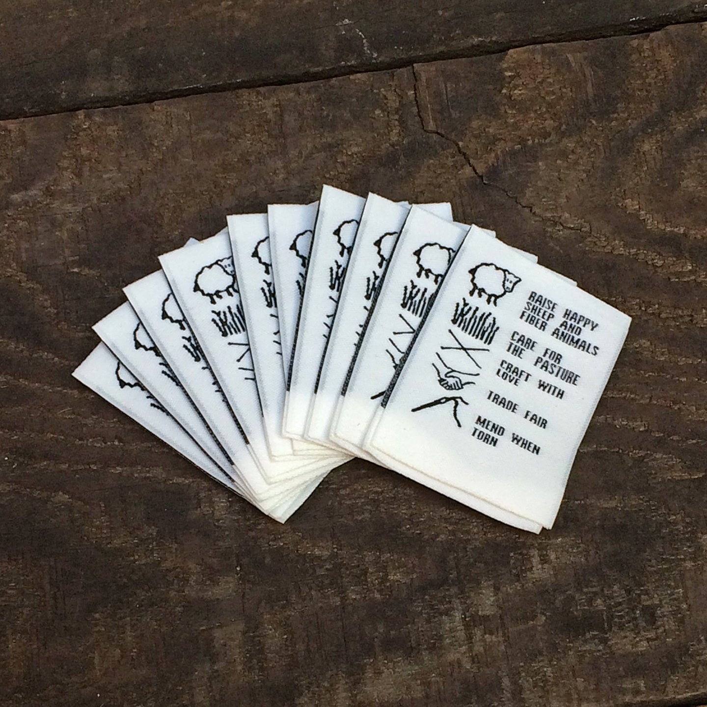 Care Tags for Knitted Garments
