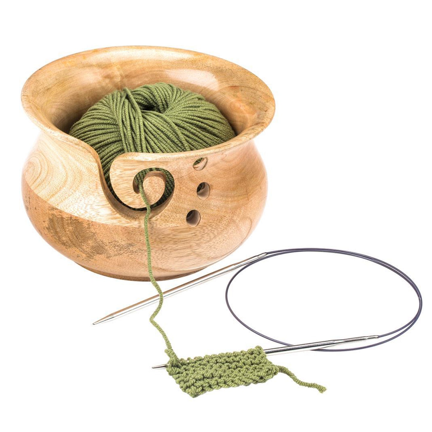 Mangowood Yarn Bowl