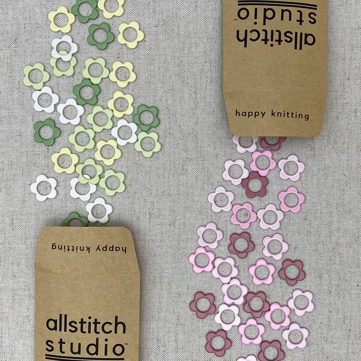 Flower Stitch Markers | Allstitch Studio
