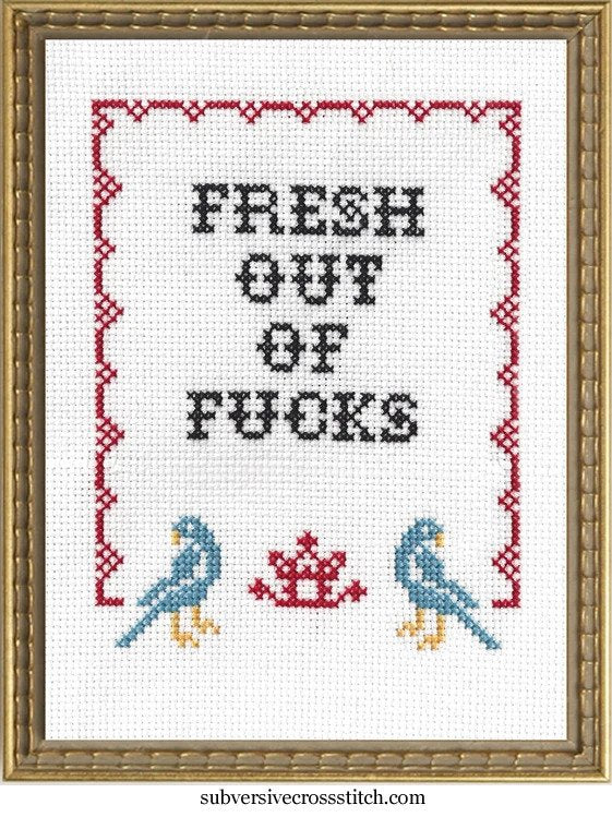 Subversive Cross Stitch Kits | final sale