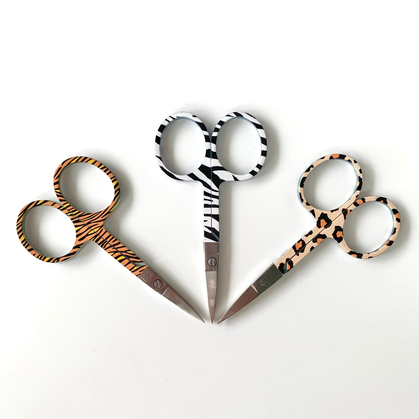 Animal Print Embroidery Scissors