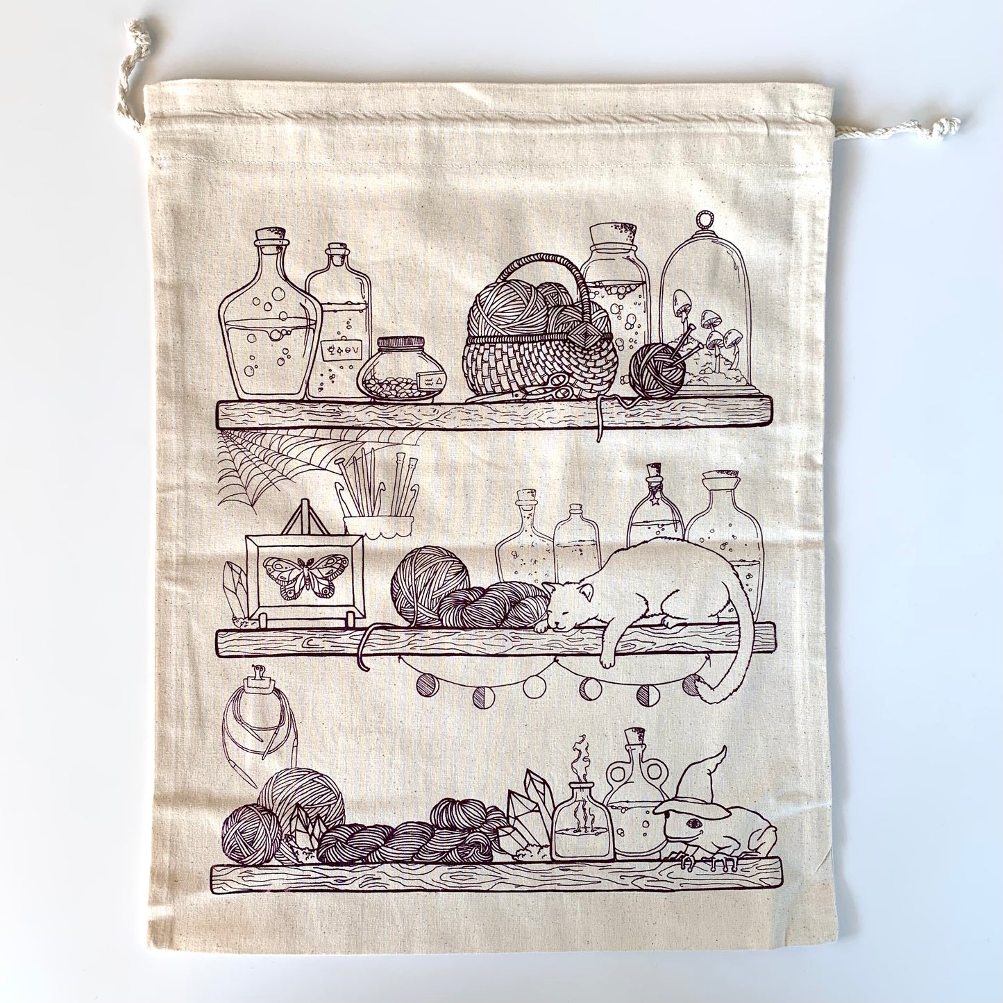 Magical Crafter's Shelf Project Bag | Dawn Kathryn Studios