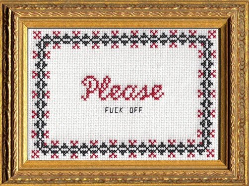 Subversive Cross Stitch Kits | final sale