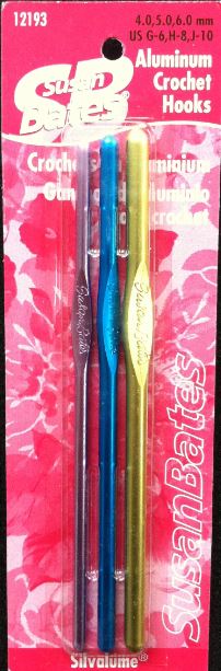 Susan Bates Silvalume Crochet Hooks