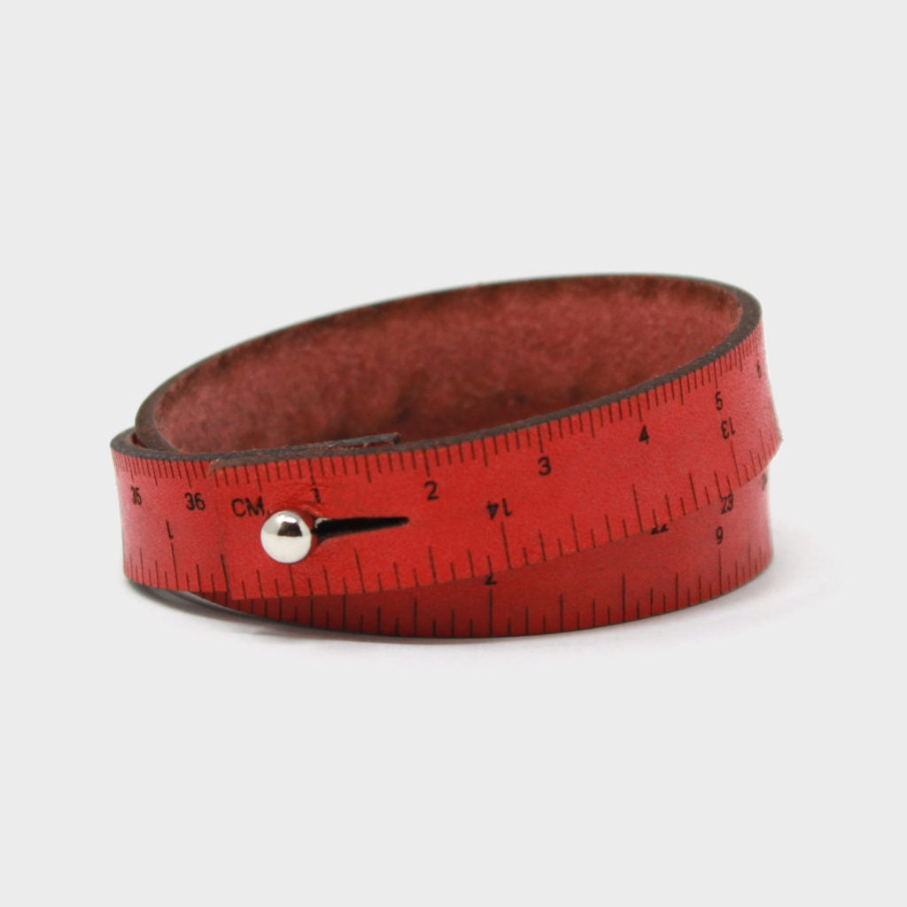 SALE - Leather Wrist Rulers - Closeout Colors – The Black Squirrel