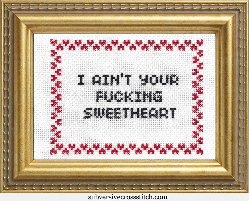 Subversive Cross Stitch Kits | final sale