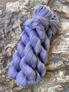 lavender colored tencel yarn