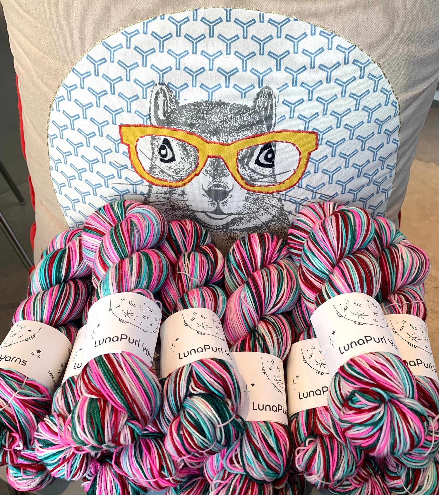 Self-Striping Yarns