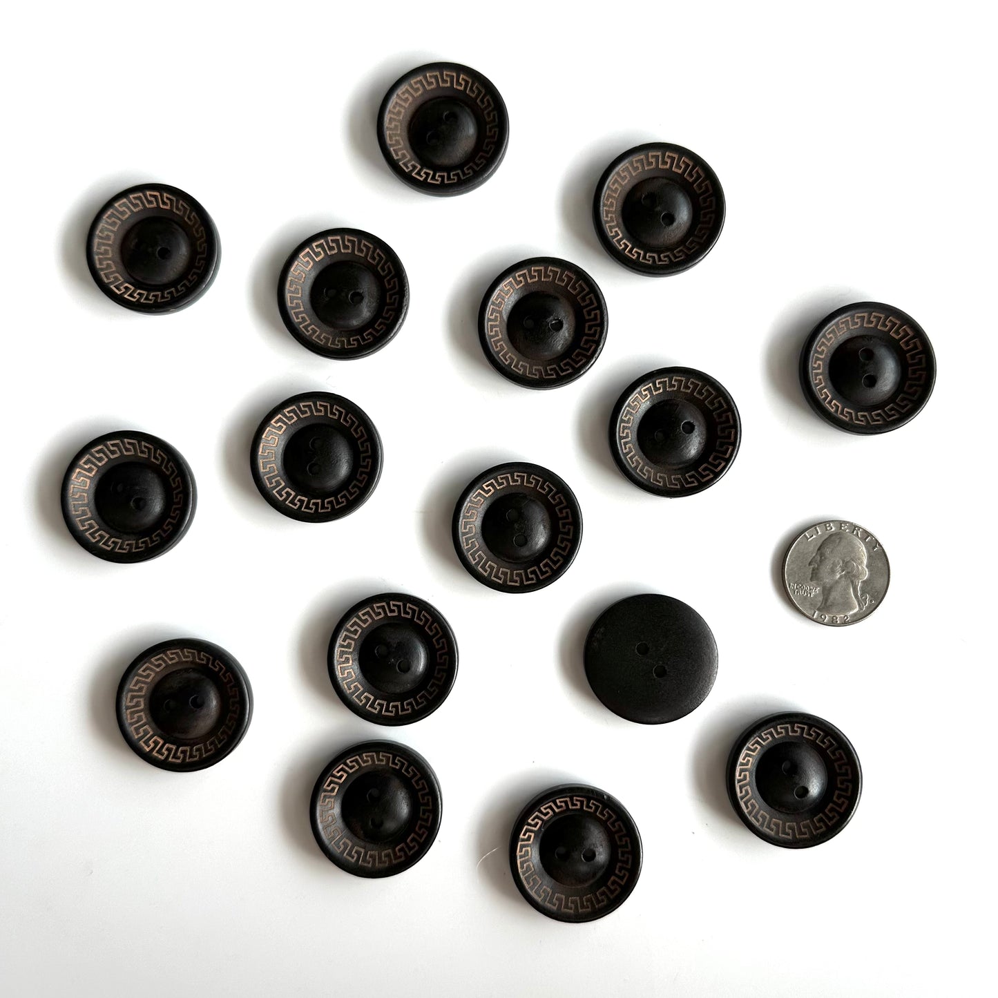 Wood Buttons over 7/8 inch