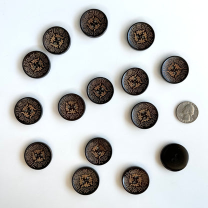 Wood Buttons over 7/8 inch