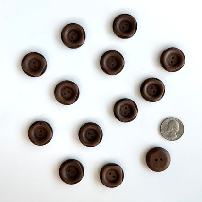 Wood Buttons over 7/8 inch