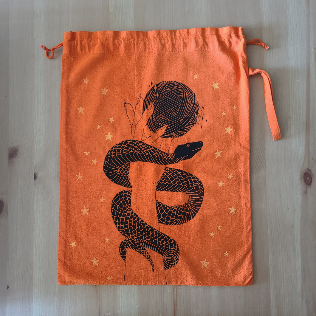 Yarn Snake Project Bag