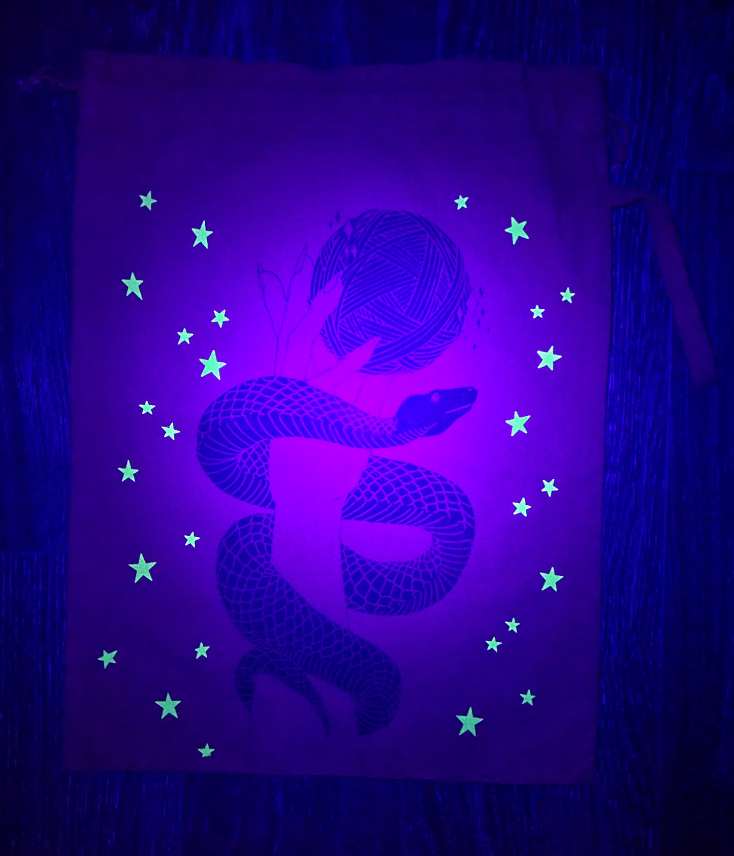 Yarn Snake Project Bag | Dawn Kathryn Studios