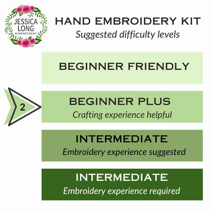 Mountain Bear Embroidery Kit | Jessica Long Embroidery