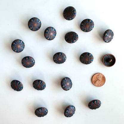 Metal Buttons 5/8 inch to 7/8 inch