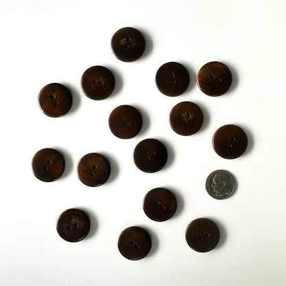 Wood Buttons 5/8 to 7/8 inch
