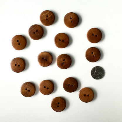 Wood Buttons 5/8 to 7/8 inch