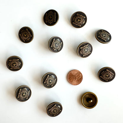 Metal Buttons 5/8 inch to 7/8 inch